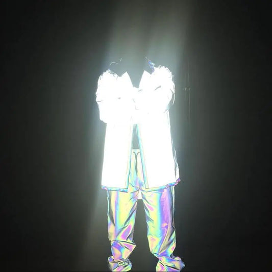 Reflective Windbreaker, Cape, Hip Hop Jacket
