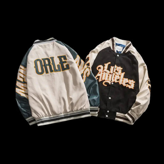 Japanese Baseball Collar Preppy Fashion Jacket