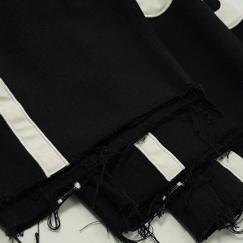 Urban Edge Black Cotton Shorts