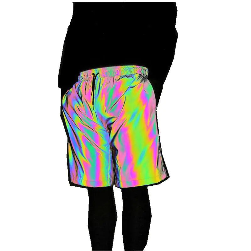 Glowing Hip-Hop Beach Shorts