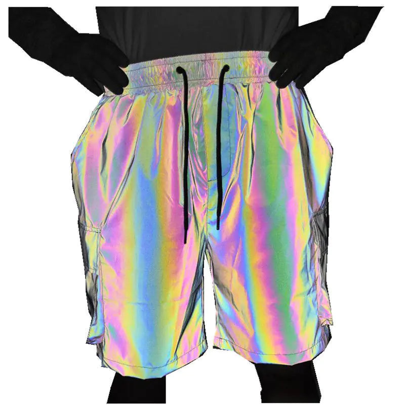 Glowing Hip-Hop Beach Shorts