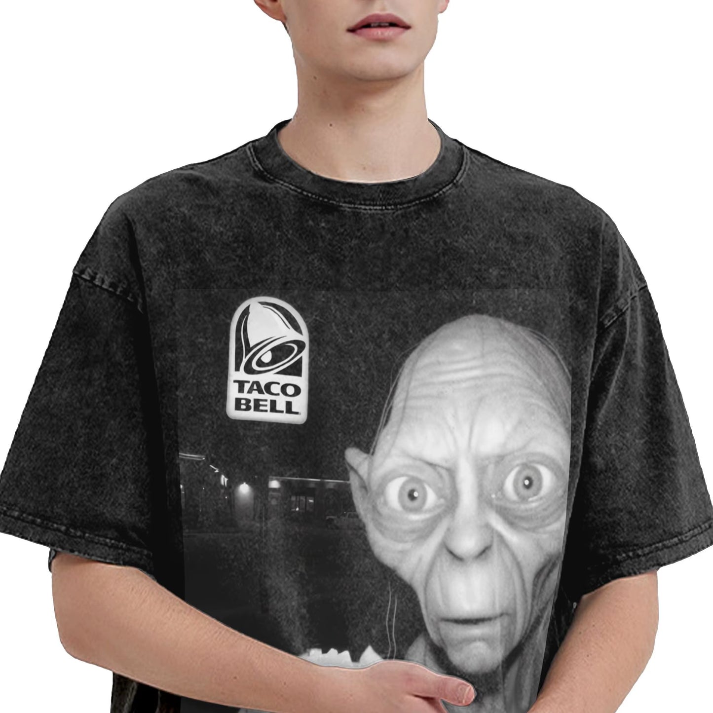 Gollum Street Tee – Premium Washed Cotton | Unisex Urban Hip-Hop T-Shirt