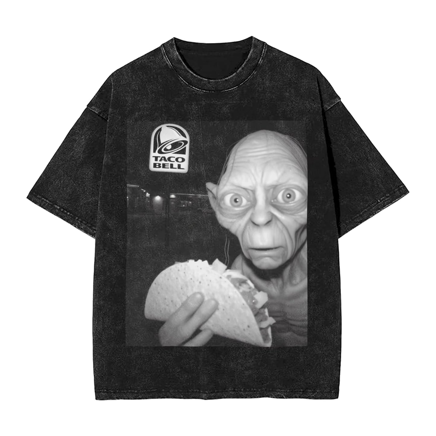 Gollum Street Tee – Premium Washed Cotton | Unisex Urban Hip-Hop T-Shirt