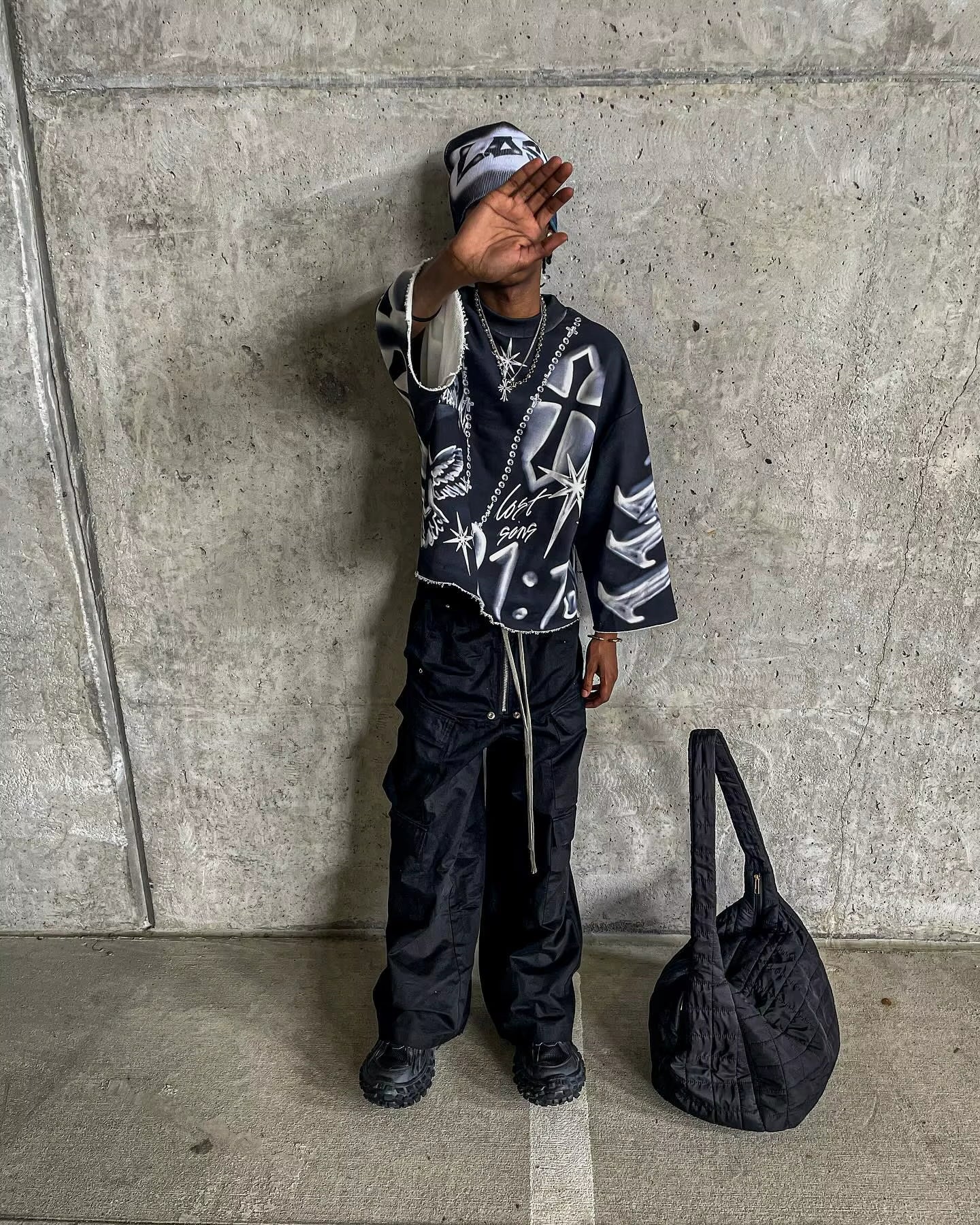 Retro Hip-Hop Punk Tee | Y2K Graffiti Style 🔥