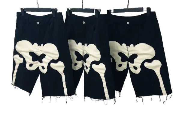 Urban Edge Black Cotton Shorts