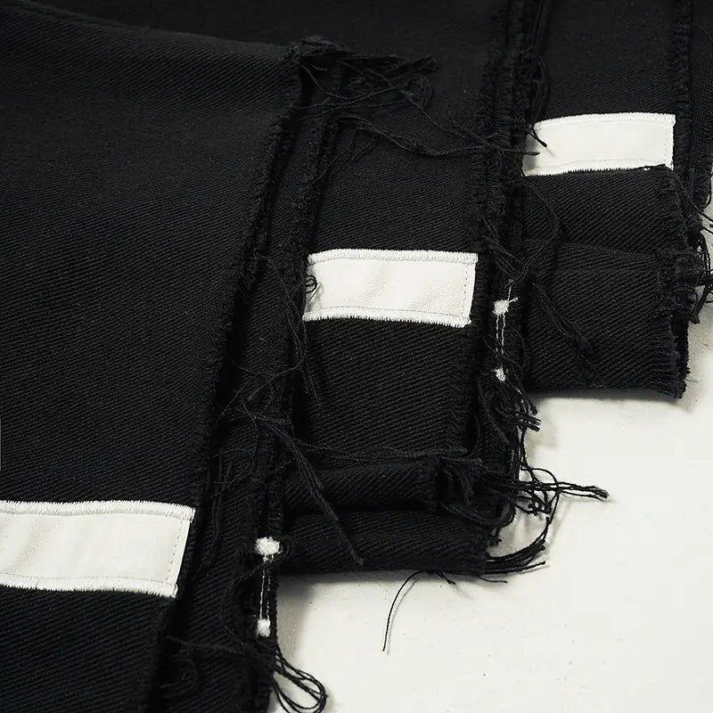 Urban Edge Black Cotton Shorts