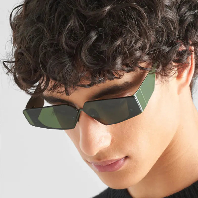 Chic Y2K Street-Style Frameless Sunglasses